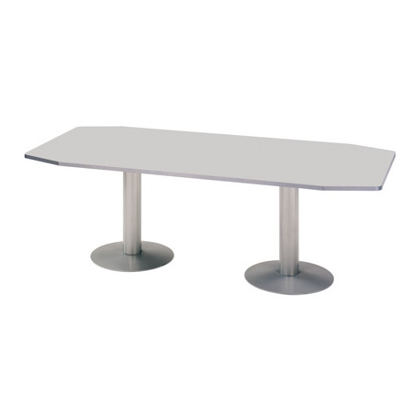 MESA REUNION MEETING 3003AT02 ESTRUCTURA ALUMINIO TABLERO GRIS 220X100X72CM