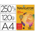 PAPEL FOTOCOPIADORA NAVIGATOR DIN A4 120 GRAMOS PAQUETE DE 250 HOJAS