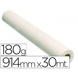 PAPEL REPROGRAFIA GLOSSY 180 GRS. PARA PLOTTER PAPEL FOTOGRAFICO BRILLO 914X30 MTS. 2880 DPI