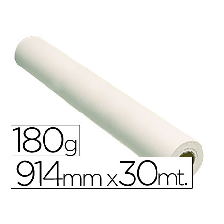 PAPEL REPROGRAFIA GLOSSY 180 GRS. PARA PLOTTER PAPEL FOTOGRAFICO BRILLO 914X30 MTS. 2880 DPI