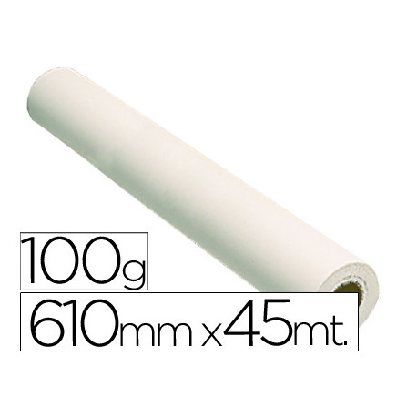 PAPEL REPROGRAFIA GRAFIC 100 GRS. PARA PLOTTER -PAPEL ESTUCADO BLANCO MATE 610X45 MTS. 1440 DPI