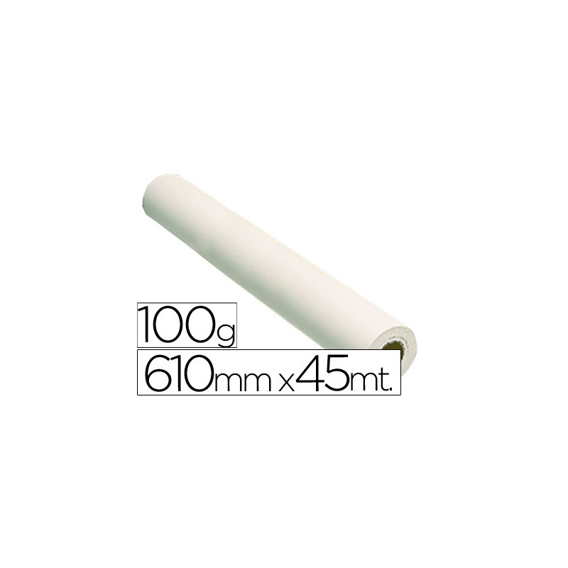 PAPEL REPROGRAFIA GRAFIC 100 GRS. PARA PLOTTER -PAPEL ESTUCADO BLANCO MATE 610X45 MTS. 1440 DPI