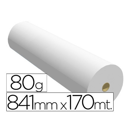 PAPEL REPROGRAFIA PPC PARA PLOTTER 841X170MT 80GR