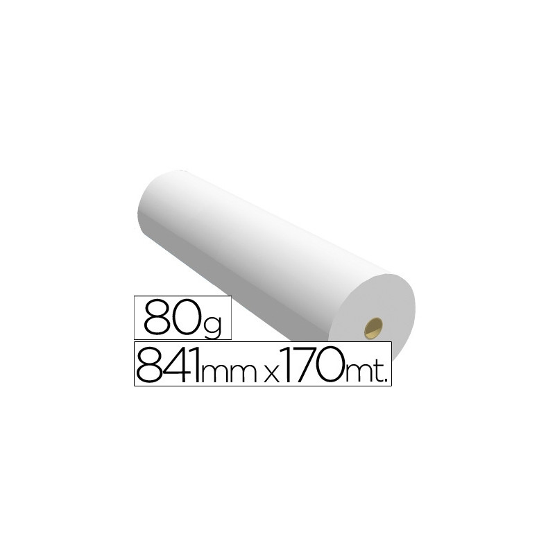 PAPEL REPROGRAFIA PPC PARA PLOTTER 841X170MT 80GR