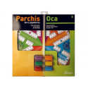 PARCHIS CON OCA TABLERO GRANDE 6 JUGADORES 41X40X4,7 CM