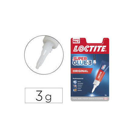 PEGAMENTO LOCTITE 3 GR ADHESIVO INSTANTANEO ORIGINAL UNIDAD