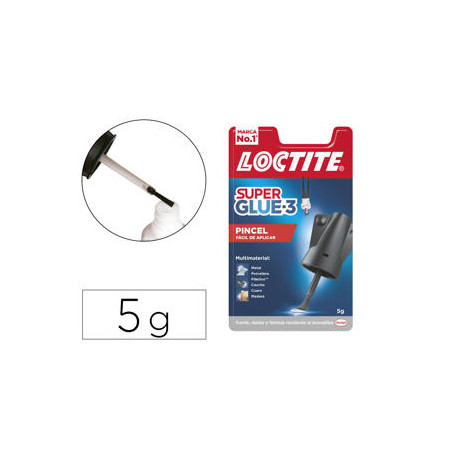 PEGAMENTO LOCTITE 5 GR APLICADOR DE PINCEL ADHESIVO INSTANTANEO