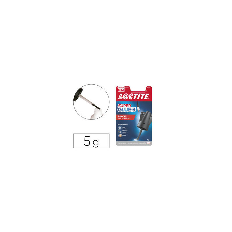 PEGAMENTO LOCTITE 5 GR APLICADOR DE PINCEL ADHESIVO INSTANTANEO