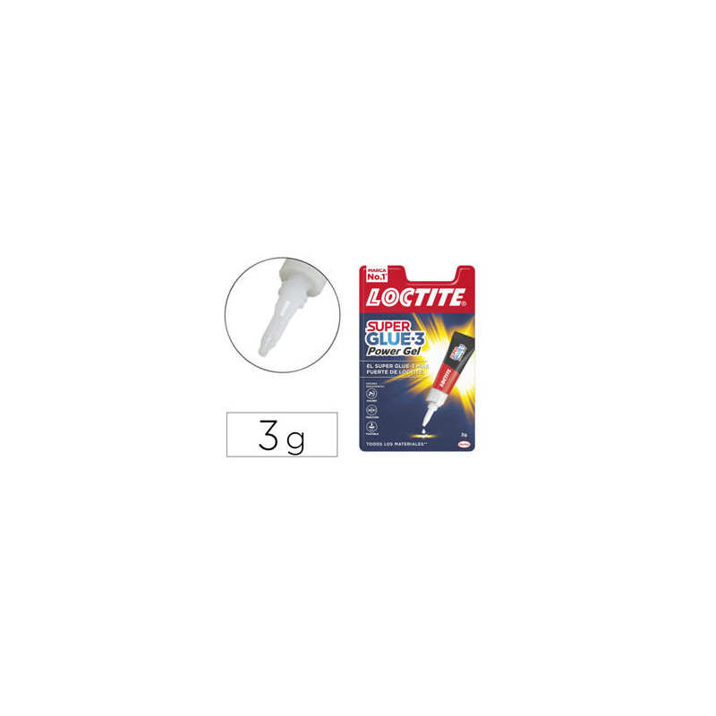 PEGAMENTO LOCTITE POWER GEL 3 GR ADHESIVO INSTANTANEO UNIDAD