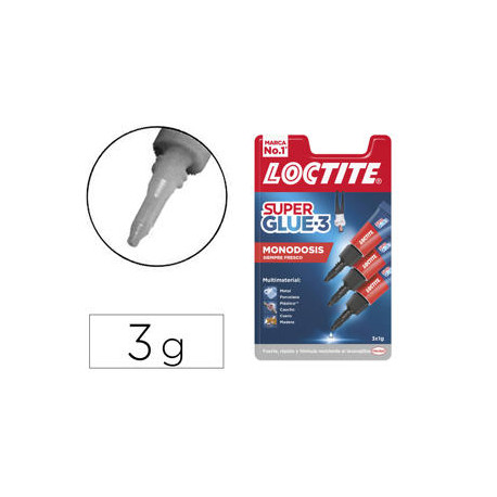 PEGAMENTO LOCTITE SUPER GLUE 3 1 GR BLISTER MONO DOSIS