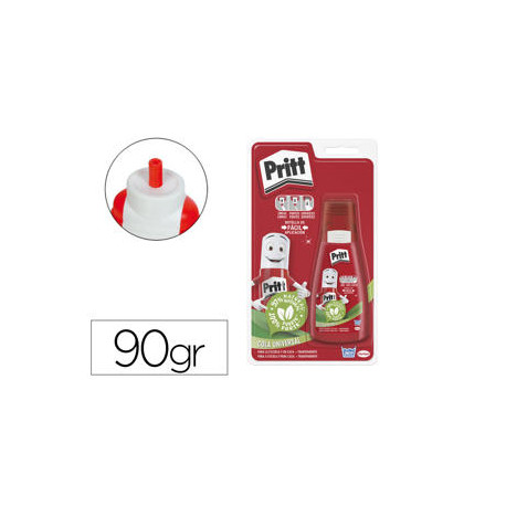 PEGAMENTO COLA UNIVERSAL PRITT TRANSPARENTE BOTE DE 100 GR