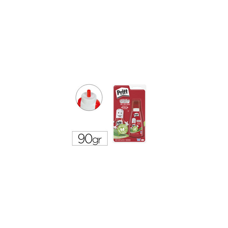 PEGAMENTO COLA UNIVERSAL PRITT TRANSPARENTE BOTE DE 100 GR