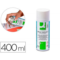 PEGAMENTO Q-CONNECT SPRAY QUICK MOUNT ADHESIVO REPOSICIONABLE BOTE DE 400 ML