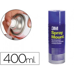 PEGAMENTO 3M SPRAY MOUNT ADHESIVO REPOSICIONABLE BOTE DE 400 ML