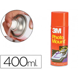 PEGAMENTO 3M SPRAY PHOTO MOUNT ADHESIVO PERMANENTE BOTE DE 400 ML