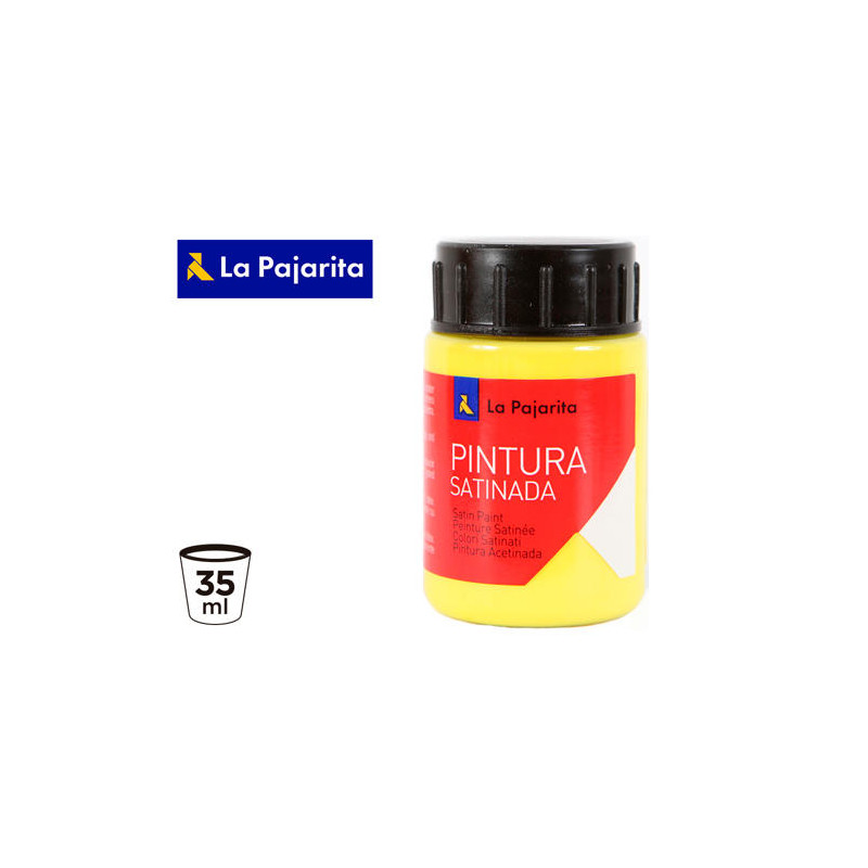 PINTURA LATEX LA PAJARITA AMARILLO LIMON 35 ML