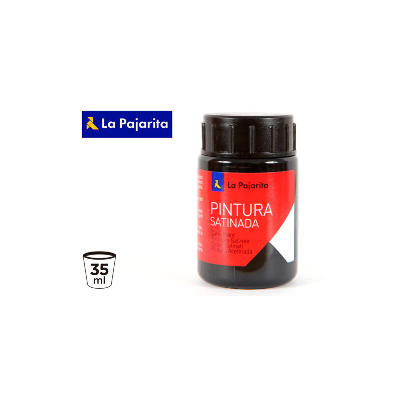 PINTURA LATEX LA PAJARITA NEGRO 35 ML