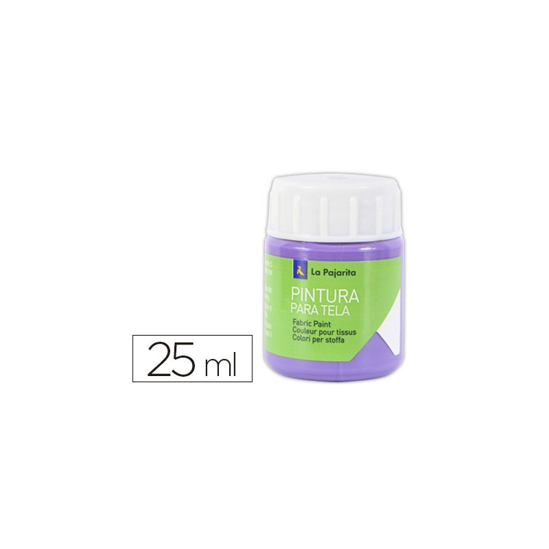 PINTURA PARA TELA LA PAJARITA LILA 25 ML