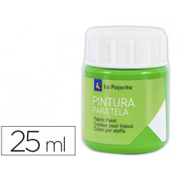 PINTURA PARA TELA LA PAJARITA VERDE PRIMAVERA 25 ML