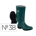 BOTAS DELTAPLUS DE SEGURIDAD STONE PVC VERDE SUELA DE TACOS TALLA 38