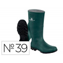 BOTAS DELTAPLUS DE SEGURIDAD STONE PVC VERDE SUELA DE TACOS TALLA 39