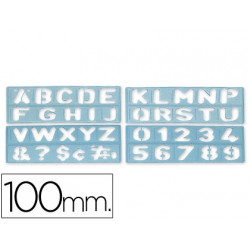 PLANTILLA LIDERPAPEL ROTULACION 1800 LETRAS Y NUMEROS 100 MM