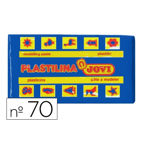 PLASTILINA JOVI 70 AZUL OSCURO UNIDAD TAMA?O PEQUE?O