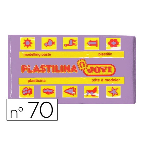 PLASTILINA JOVI 70 LILA UNIDAD TAMA?O PEQUE?O