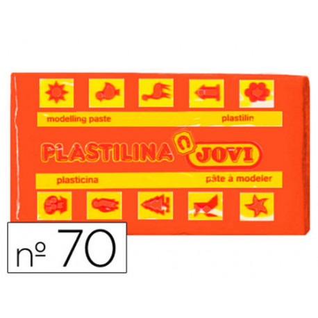 PLASTILINA JOVI 70 NARANJA UNIDAD TAMA?O PEQUE?O