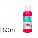 PINTURA ACRILICA LIDERPAPEL BOTE DE 80 ML MAGENTA