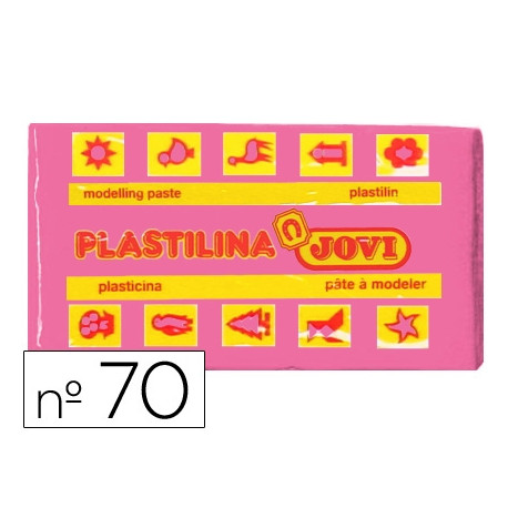 PLASTILINA JOVI 70 ROSA UNIDAD TAMA?O PEQUE?O