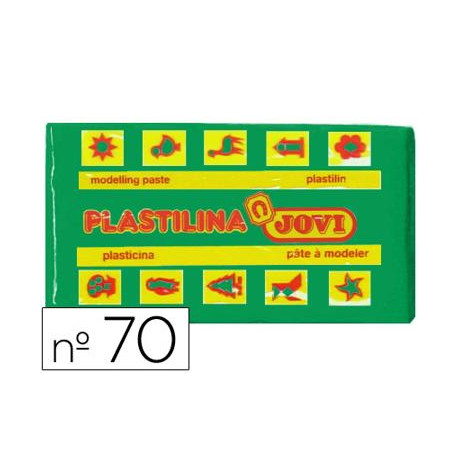 PLASTILINA JOVI 70 VERDE CLARO UNIDAD TAMA?O PEQUE?O