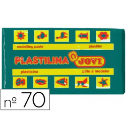 PLASTILINA JOVI 70 VERDE OSCURO UNIDAD TAMA?O PEQUE?O