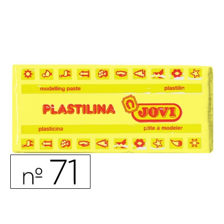 PLASTILINA JOVI 71 AMARILLO CLARO UNIDAD TAMA?O MEDIANO