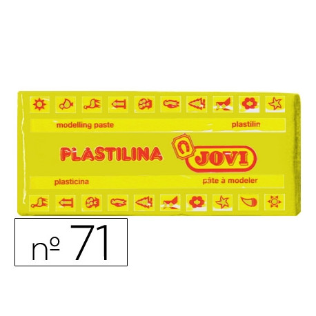 PLASTILINA JOVI 71 AMARILLO OSCURO UNIDAD TAMA?O MEDIANO