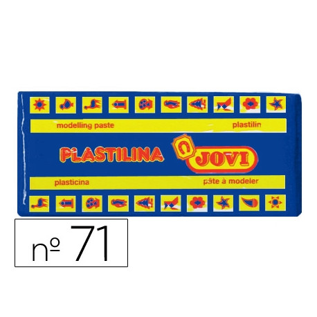 PLASTILINA JOVI 71 AZUL OSCURO UNIDAD TAMA?O MEDIANO