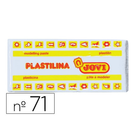 PLASTILINA JOVI 71 BLANCO UNIDAD TAMA?O MEDIANO