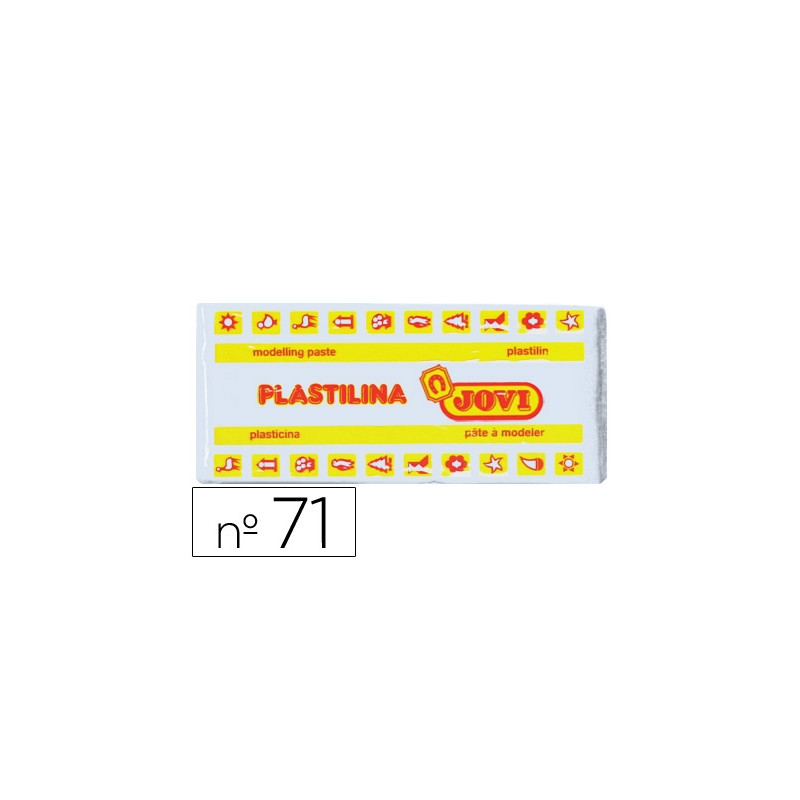 PLASTILINA JOVI 71 BLANCO UNIDAD TAMA?O MEDIANO