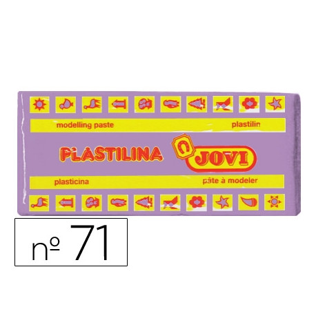 PLASTILINA JOVI 71 LILA UNIDAD TAMA?O MEDIANO