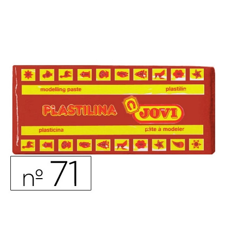 PLASTILINA JOVI 71 MARRON UNIDAD TAMA?O MEDIANO