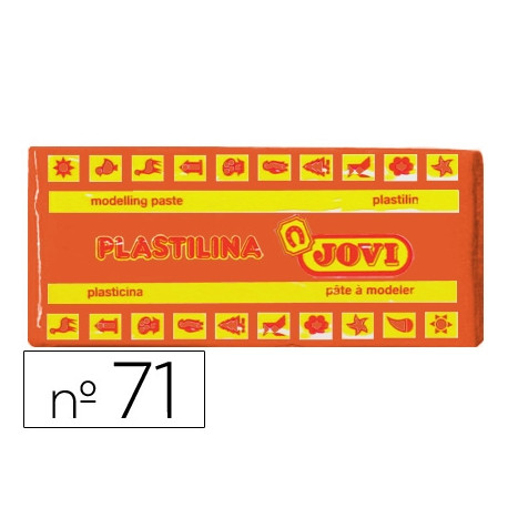 PLASTILINA JOVI 71 NARANJA UNIDAD TAMA?O MEDIANO