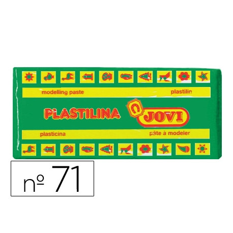 PLASTILINA JOVI 71 VERDE CLARO UNIDAD TAMA?O MEDIANO