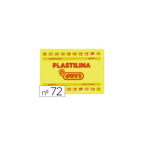 PLASTILINA JOVI 72 AMARILLO CLARO UNIDAD TAMA?O GRANDE