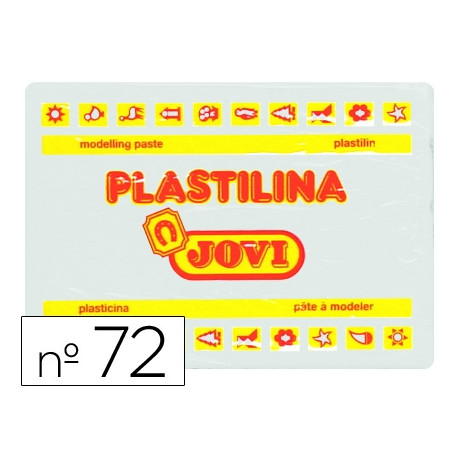 PLASTILINA JOVI 72 BLANCO UNIDAD TAMA?O GRANDE