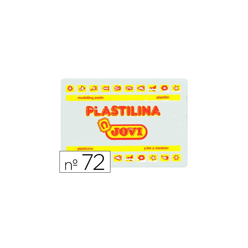 PLASTILINA JOVI 72 BLANCO UNIDAD TAMA?O GRANDE