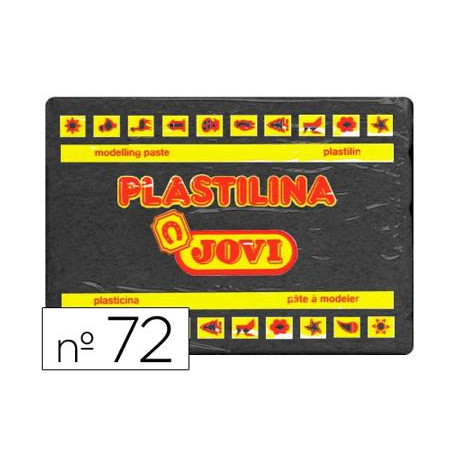 PLASTILINA JOVI 72 NEGRO UNIDAD TAMA?O GRANDE