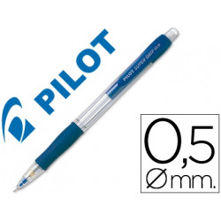 PORTAMINAS PILOT SUPER GRIP AZUL 0,5 MM SUJECION DE CAUCHO