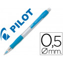 PORTAMINAS PILOT SUPER GRIP CELESTE 0,5 MM SUJECION DE CAUCHO