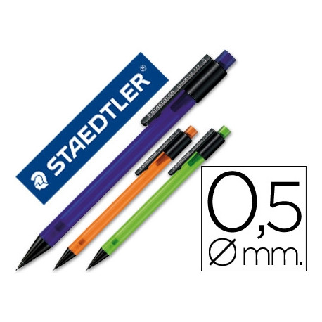 PORTAMINAS STAEDTLER MARS 0,5 MM TRANSLUCIDO