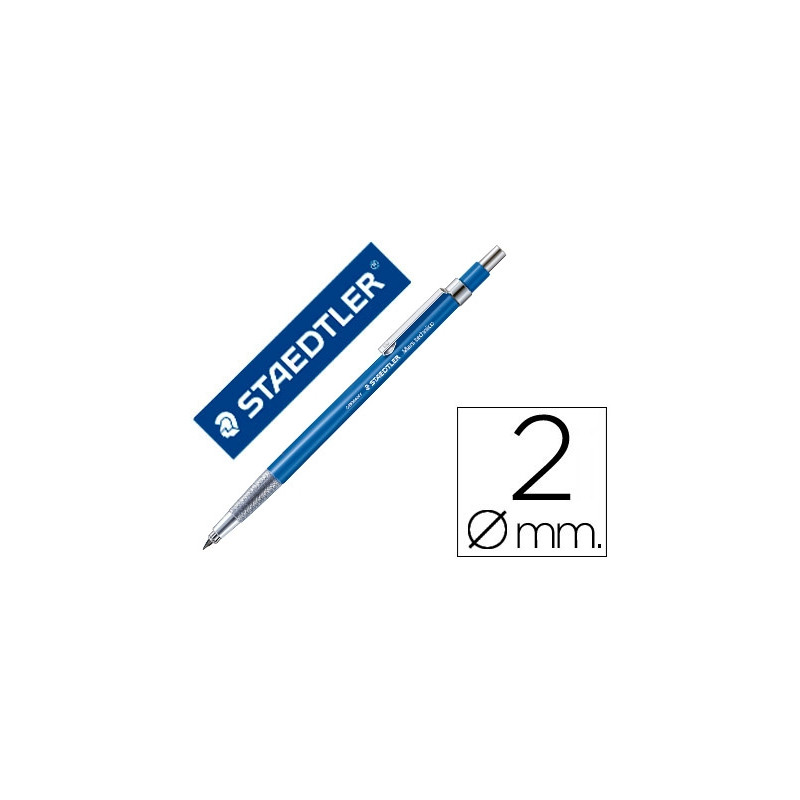 PORTAMINAS STAEDTLER MARS 2 MM CON CLIP Y AFILAMINAS